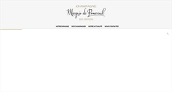 Desktop Screenshot of champagne-marquisdepomereuil.fr